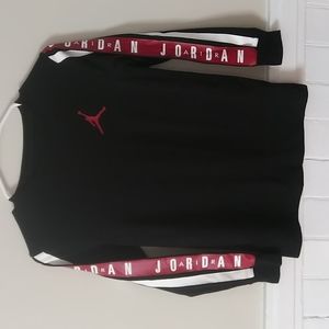 Black long sleeve JORDAN shirt
